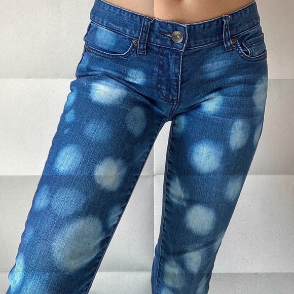 Bleached Blue Skinny Jeans - Picture 3 of 4